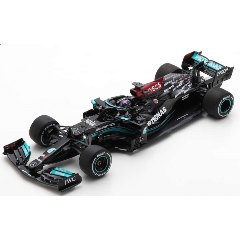 SPARK 1/18 Mercedes W12 n°44 Hamilton Vainqueur Barcelona 2021