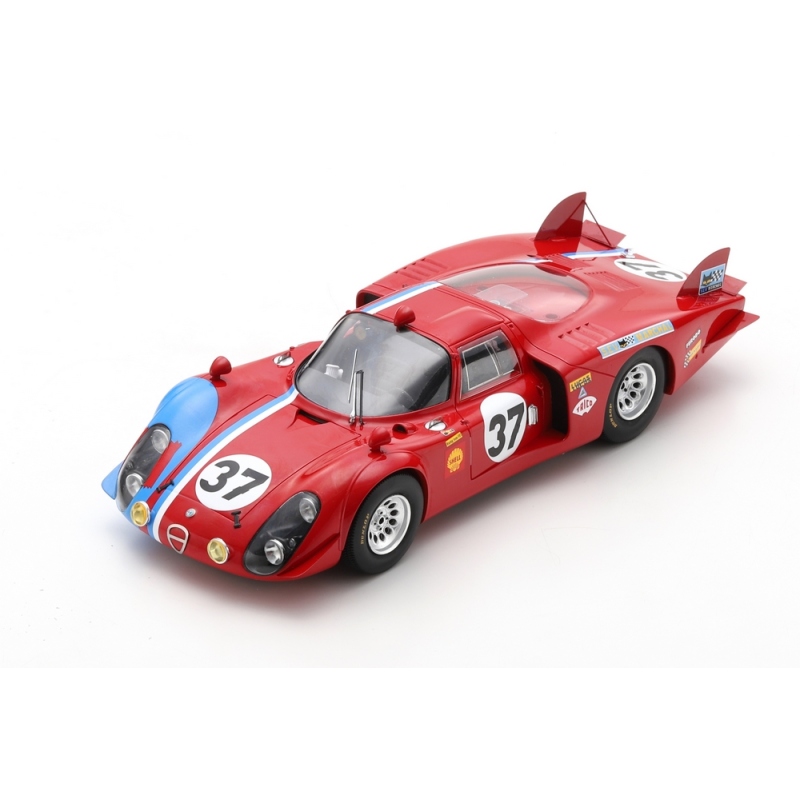SPARK 1:18 Alfa Romeo 33/2 n°37 24H Le Mans 1968 (%)