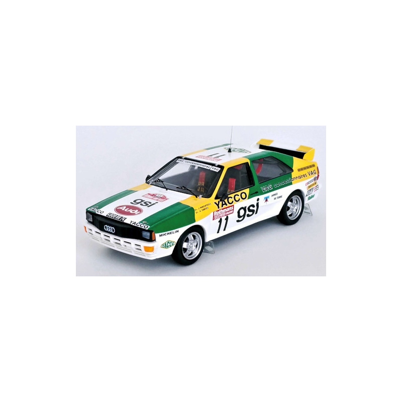 TROFEU Audi quattro n°11 Panciatici 1000 Pistes 1983