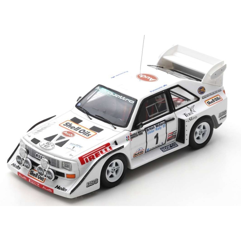 SPARK Audi S1 Quattro n°1 Mouton British Ulster Rally 1985