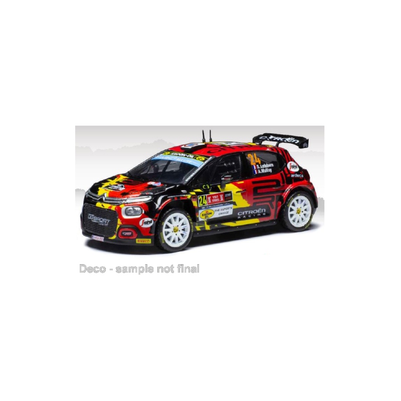 IXO Citroen C3 Rally 2 n°24 WRC2 Lefebvre Ypres 2022