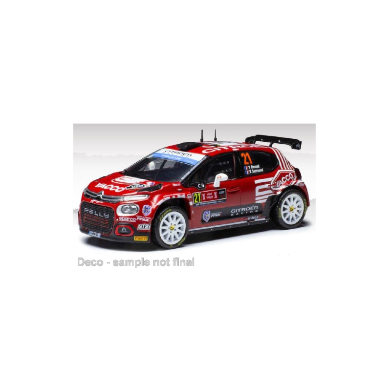 IXO Citroen C3 Rally 2 n°21 WRC2 Rossel Ypres 2022