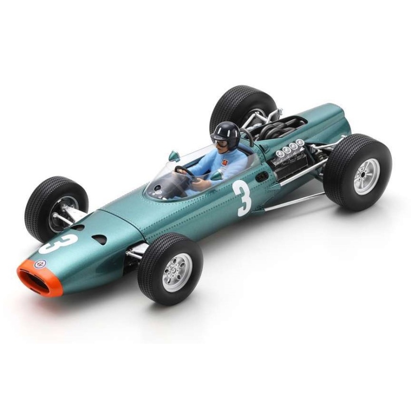 SPARK 1/18 BRM P261 n°3 Graham Hill Vainqueur Monaco 1965