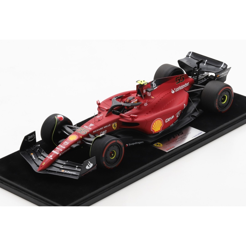 Looksmart 1:18 Ferrari F1-75 Sainz Winner Silverstone 2022