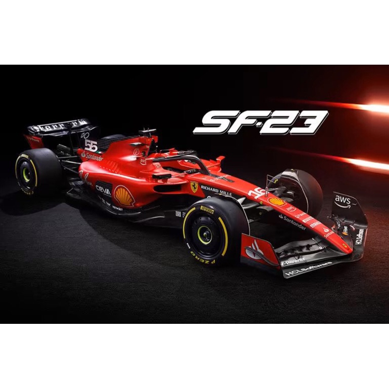 LOOKSMART 1:18 Ferrari SF-23 Leclerc Monza 2023 (%)