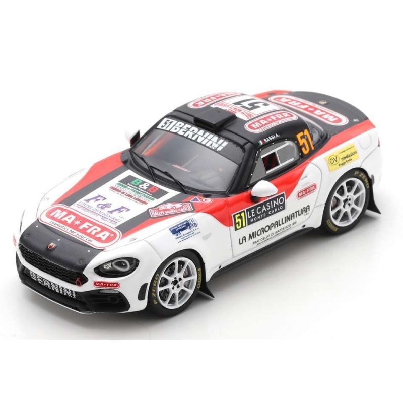 SPARK ABARTH 124 Rally RGT n°51 Sassi Monte Carlo 2022