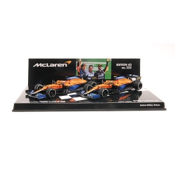 MINICHAMPS Box McLaren MCL35M Ricciardo / Norris Monza 2021