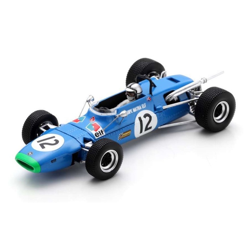 SPARK Matra MS7 n°12 Pedro Rodríguez GP Reims F2 1969 (%)