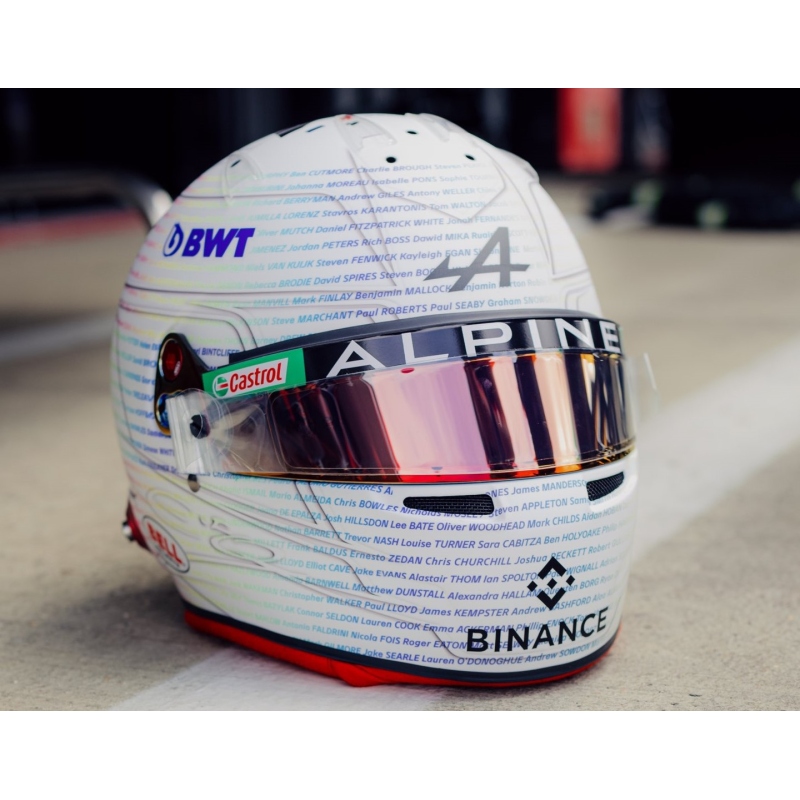 SPARK Helmet Esteban Ocon Silverstone 2023 (%)