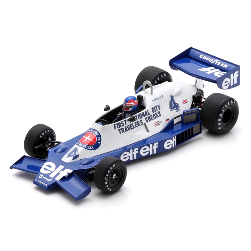 SPARK 1:18 Tyrrell 008 n°4 Depailler Winner Monaco 1978 (%)