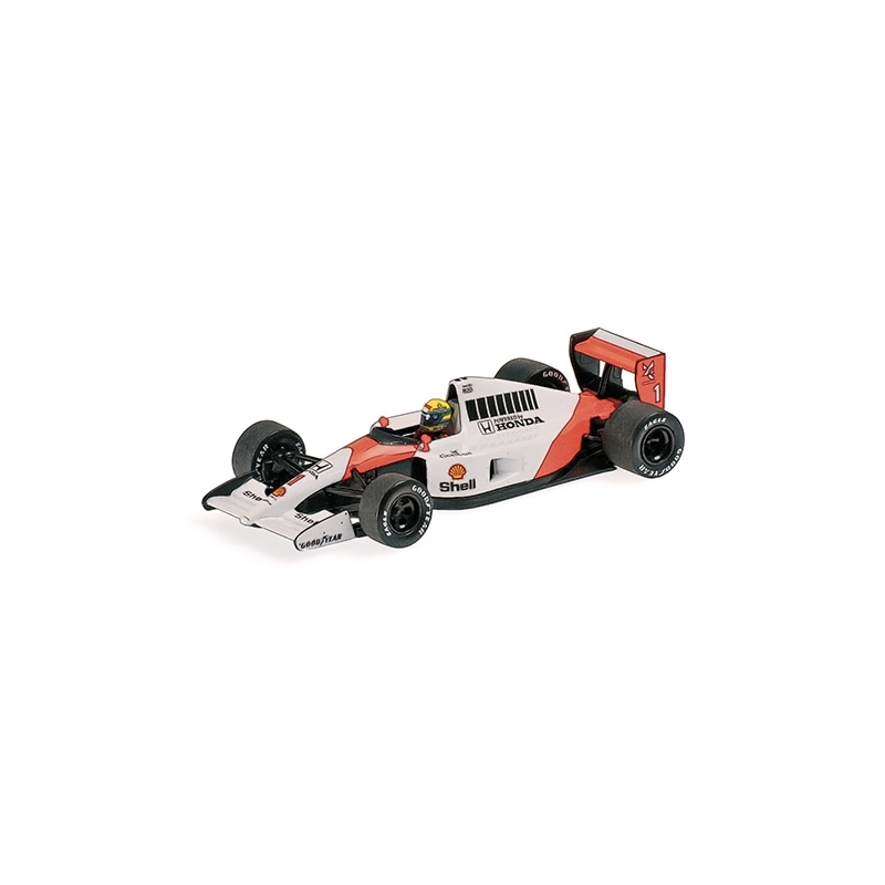 MINICHAMPS 1/18 McLaren Honda MP4/6 Ayrton Senna Champion du Monde 1991 (%)