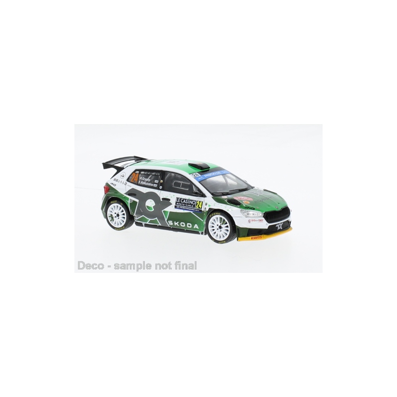 IXO Skoda Fabia Rally2 n°24 Gryazin Monte Carlo 2023 (%)