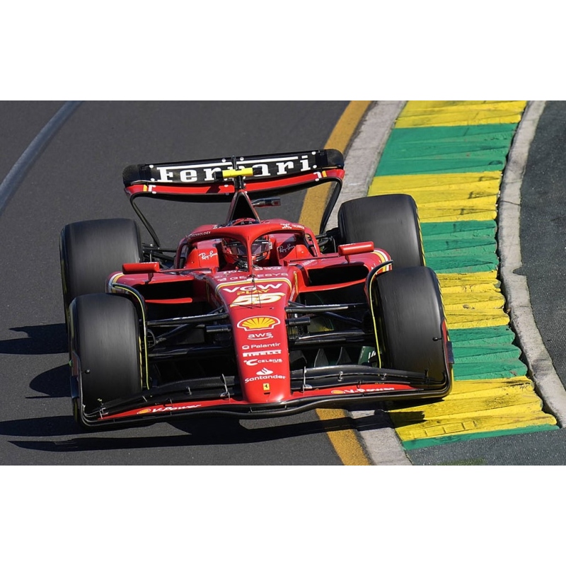 LOOKSMART Ferrari SF-24 Sainz Vainqueur Melbourne 2024 (%)