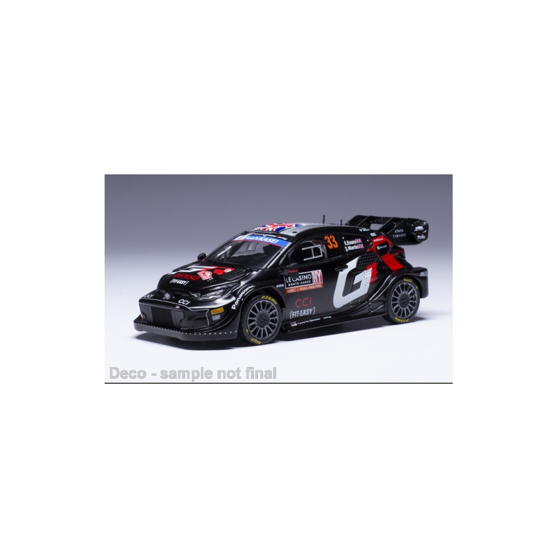 IXO Toyota GR Yaris Rally1 n°33 Evans Monte Carlo 2024 (%)