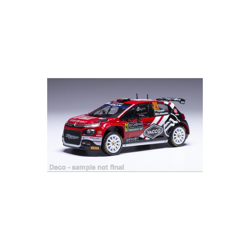 IXO Citroen C3 Rally 2 n°21 Gryazin Monte Carlo 2024 (%)