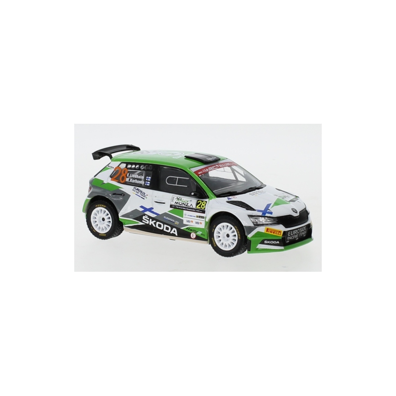 IXO RAM772 Skoda Fabia R5 Evo n°28 Lindholm WRC Monza 2020