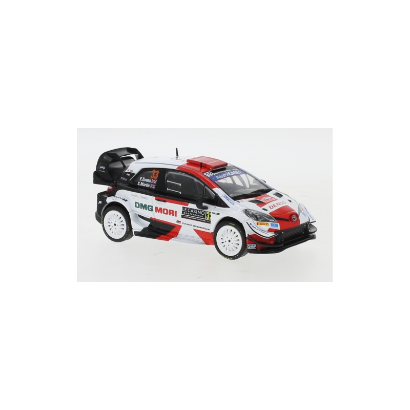 IXO RAM782 Toyota Yaris WRC n°33 Evans Monte Carlo 2021