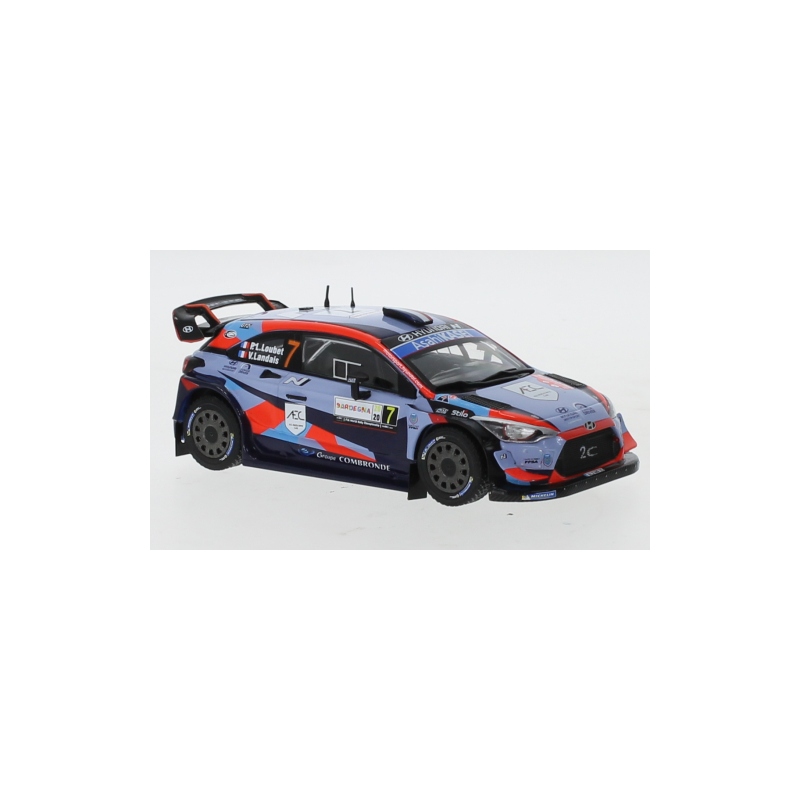 IXO RAM764LQ Hyundai i20 Coupe WRC n°7 Loubet Sardaigne 2020