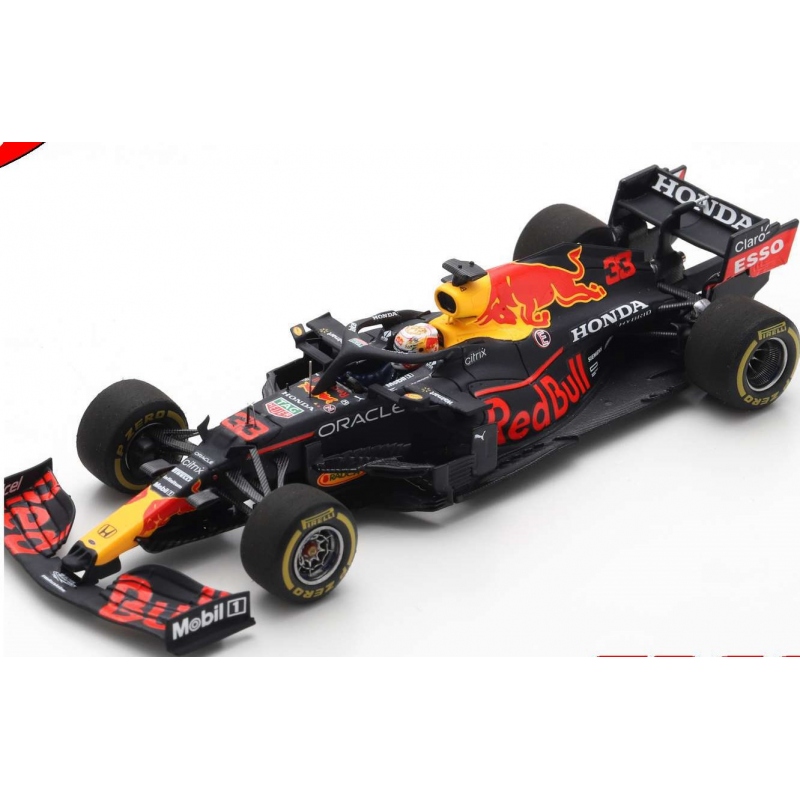SPARK S7666 Red Bull Honda RB16B n°33 Verstappen Vainqueur Emilie Romagne 2021